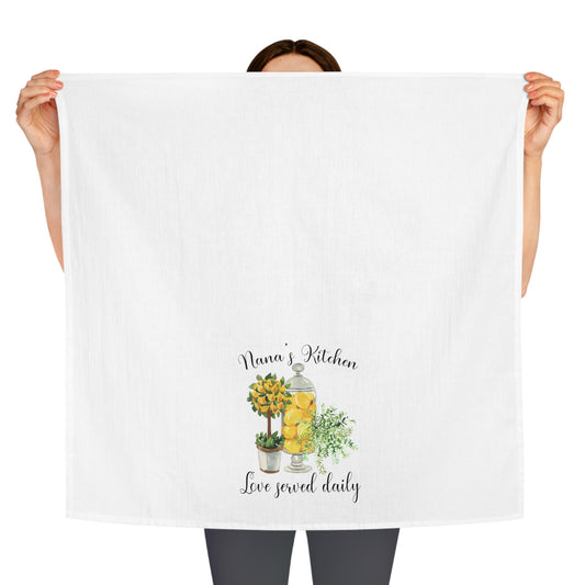 Personalized Lemon Kitchen Towel - Amazing Faith Designs