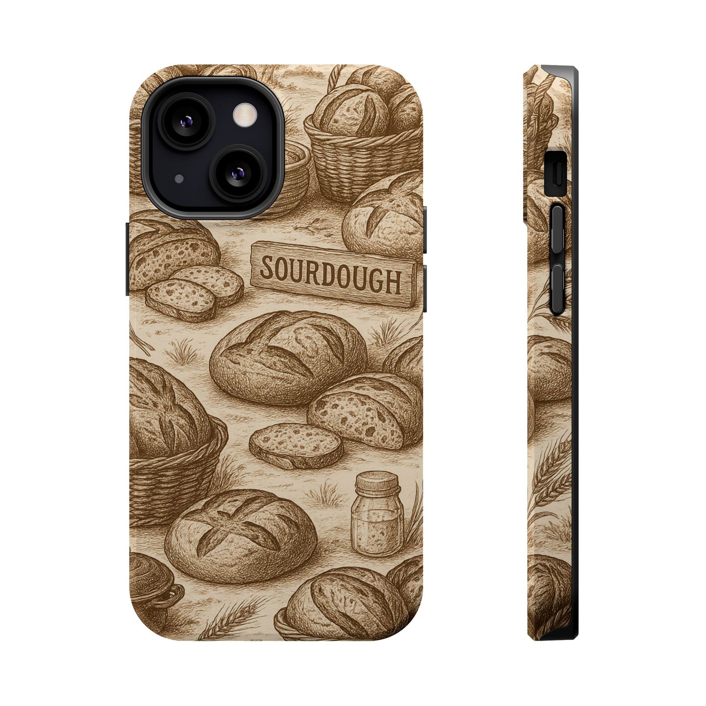 Sourdough Toile MagSafe Tough Phone Case - Amazing Faith Designs
