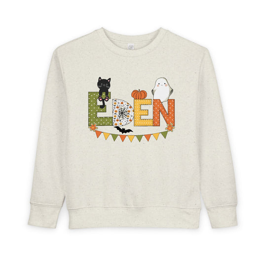 Personalized Toddler Halloween Sweatshirt - Amazing Faith Designs