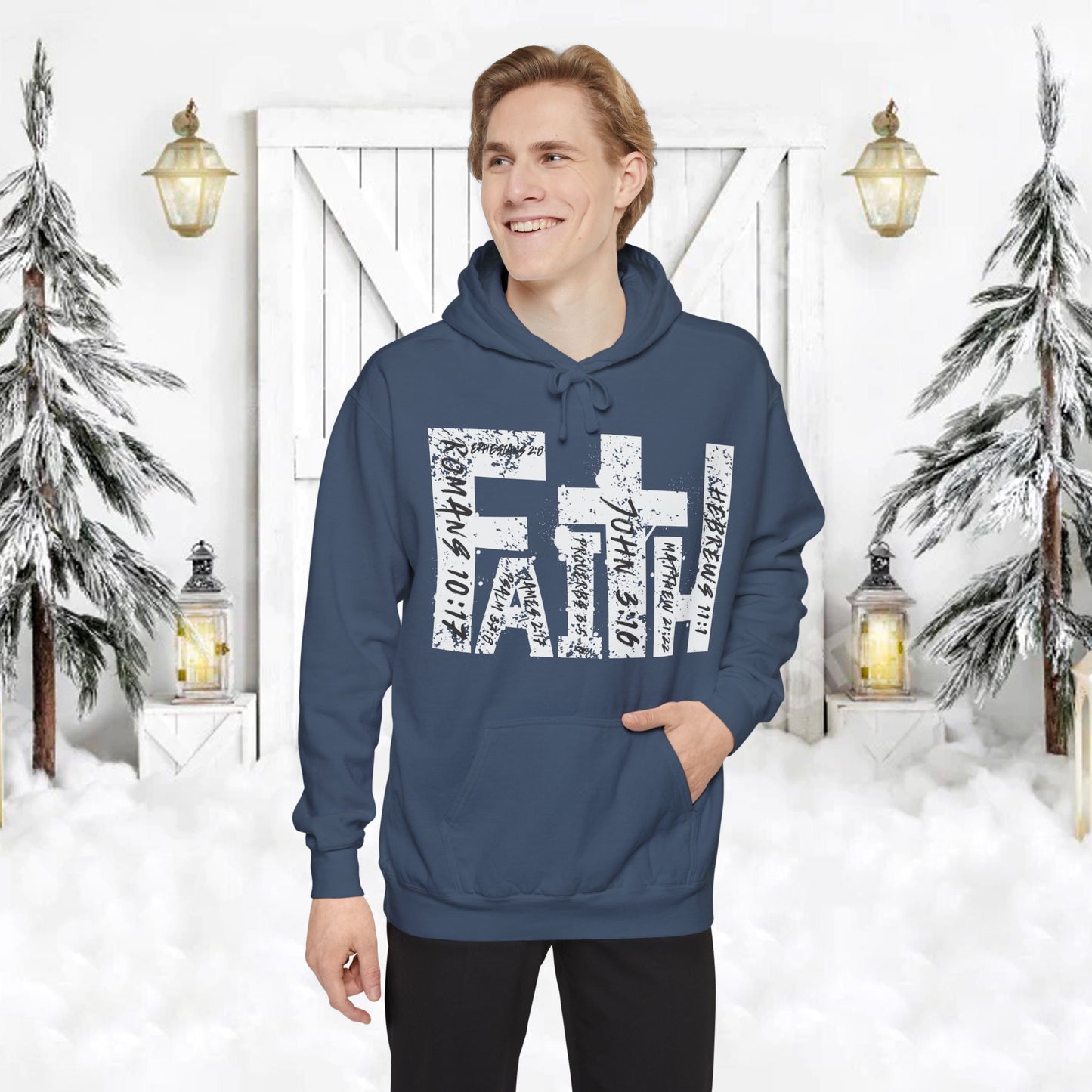 Faith Scripture Christian Hoodie - Amazing Faith Designs
