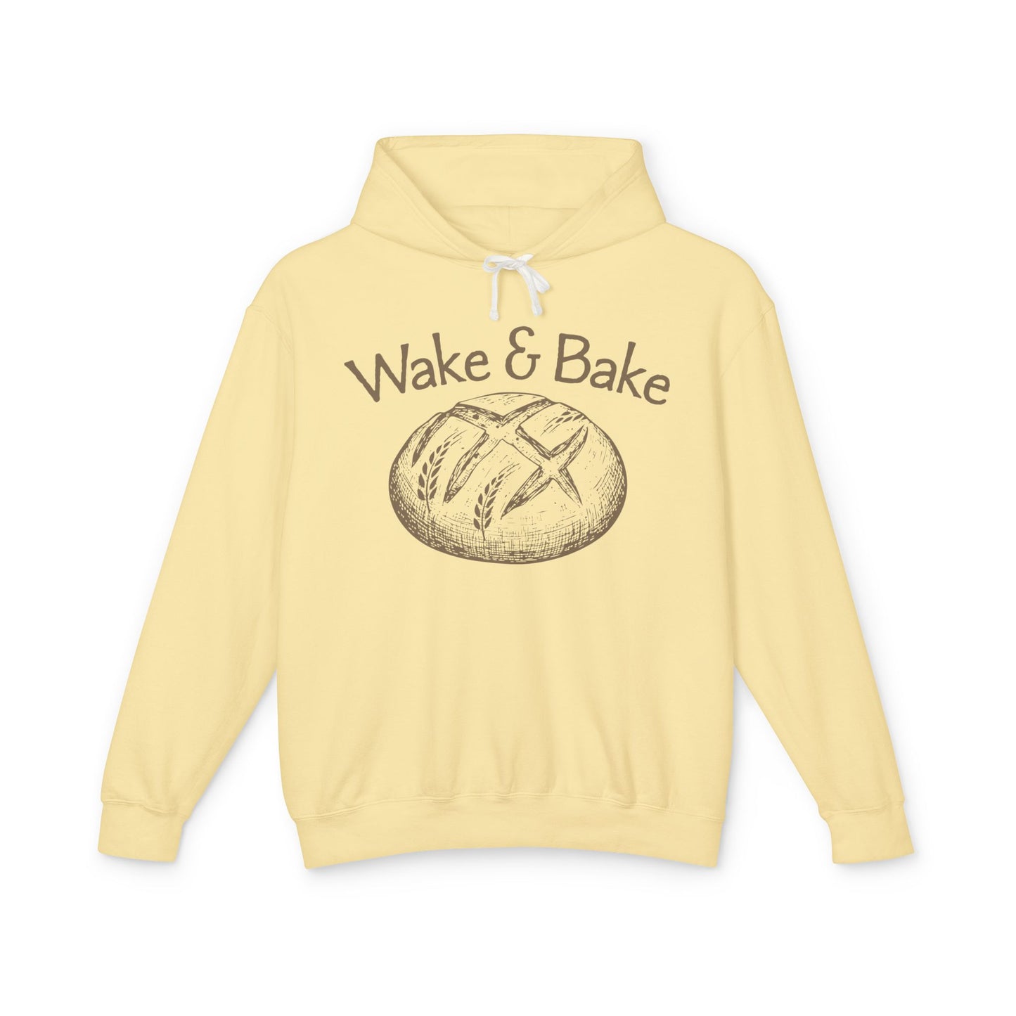 Wake and Bake Unisex Lightweight Hoodie - Amazing Faith Designs