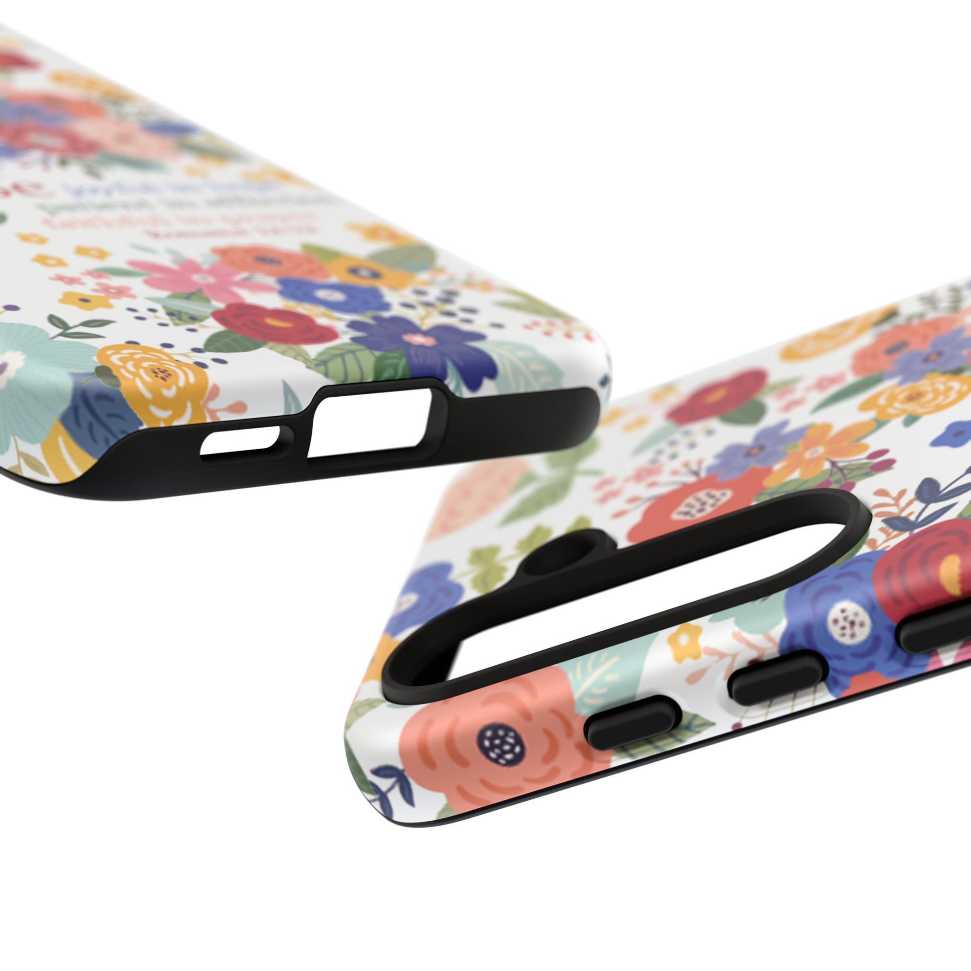 Be Joyful Floral Christian Tough Samsung Phone Case - Amazing Faith Designs