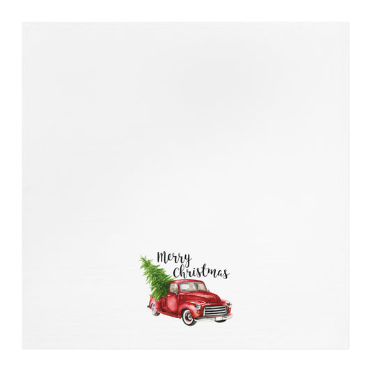 Vintage Truck Christmas Kitchen Tea Towel - Amazing Faith Designs