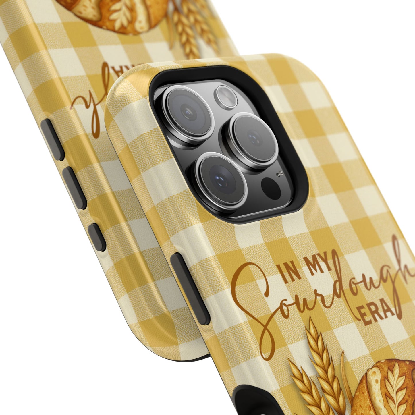 Sourdough Era Yellow Check MagSafe iPhone Case - Amazing Faith Designs
