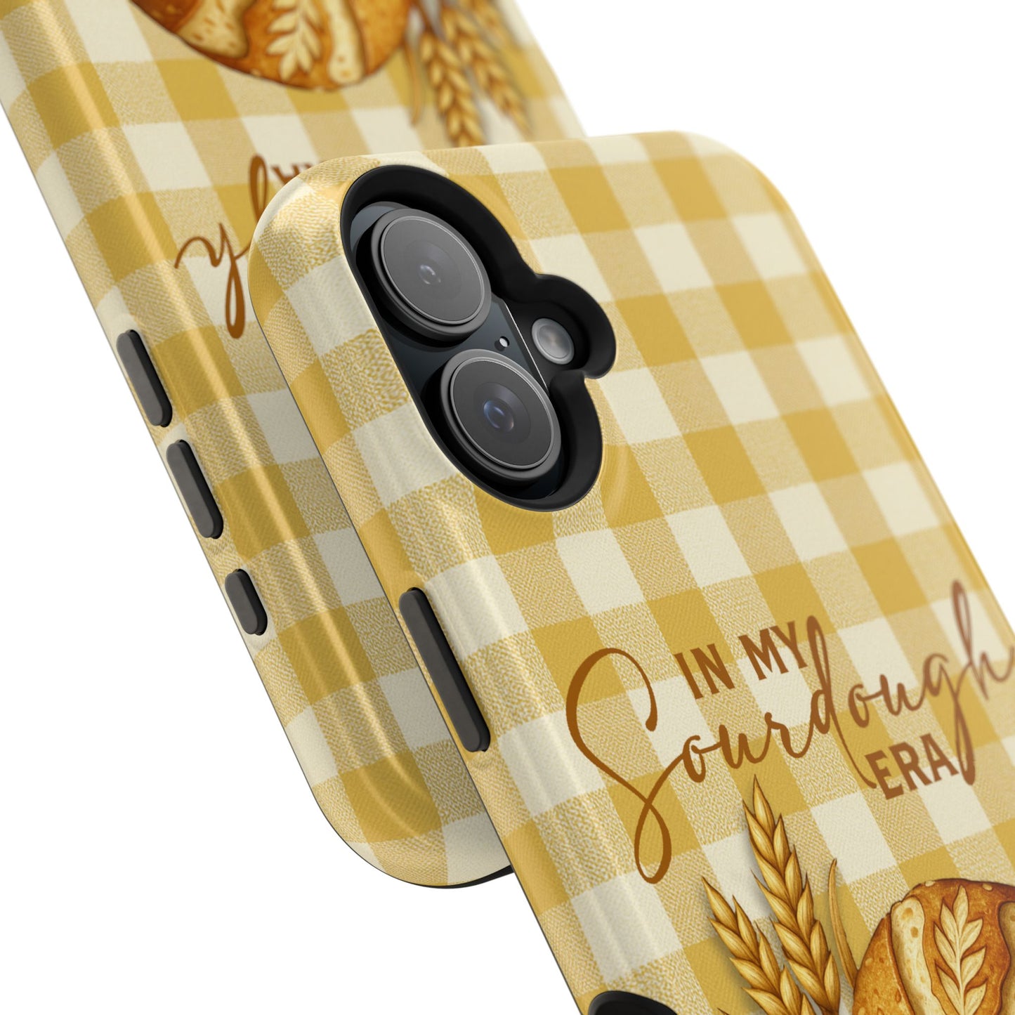 Sourdough Era Yellow Check MagSafe iPhone Case - Amazing Faith Designs