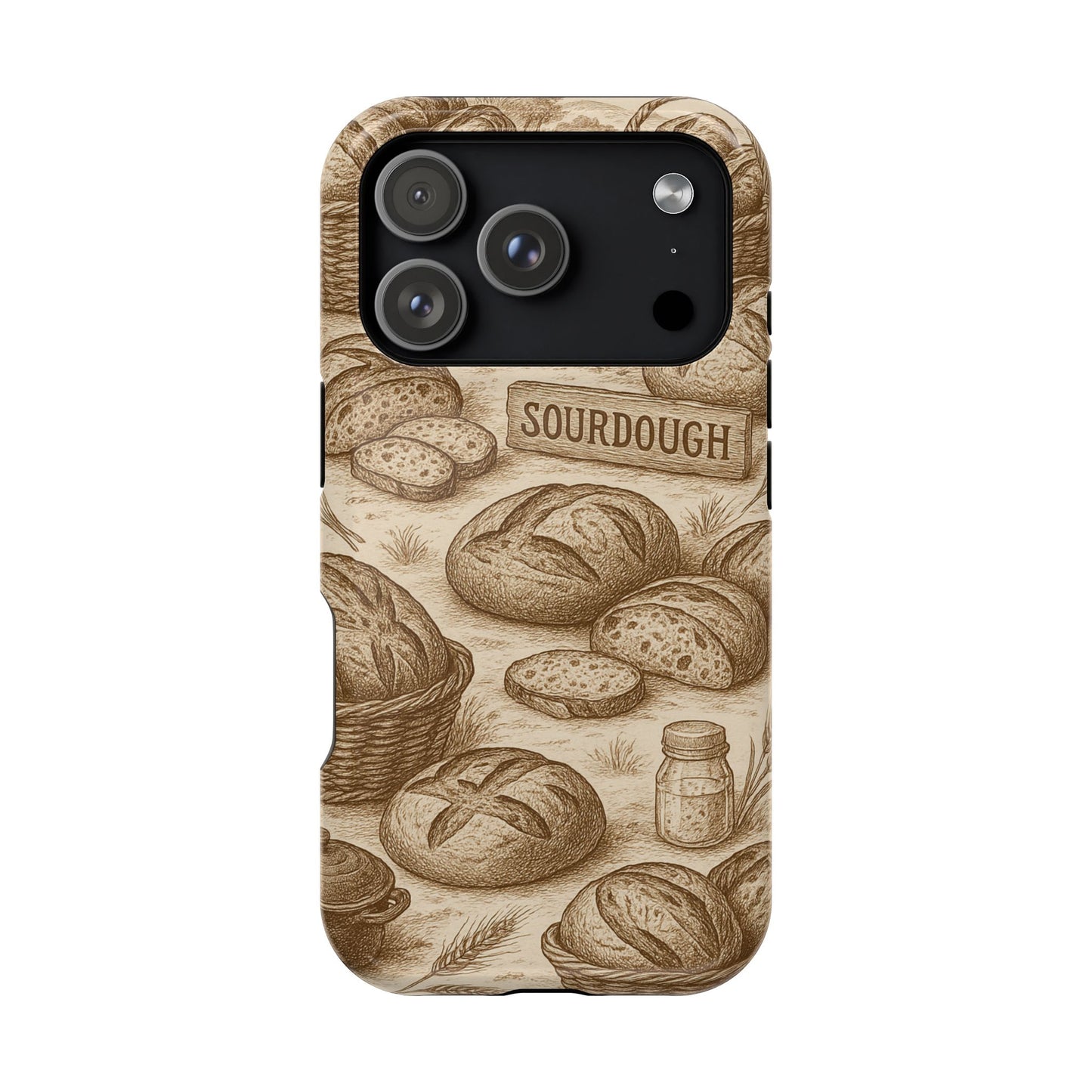 Sourdough Toile MagSafe Tough Phone Case - Amazing Faith Designs