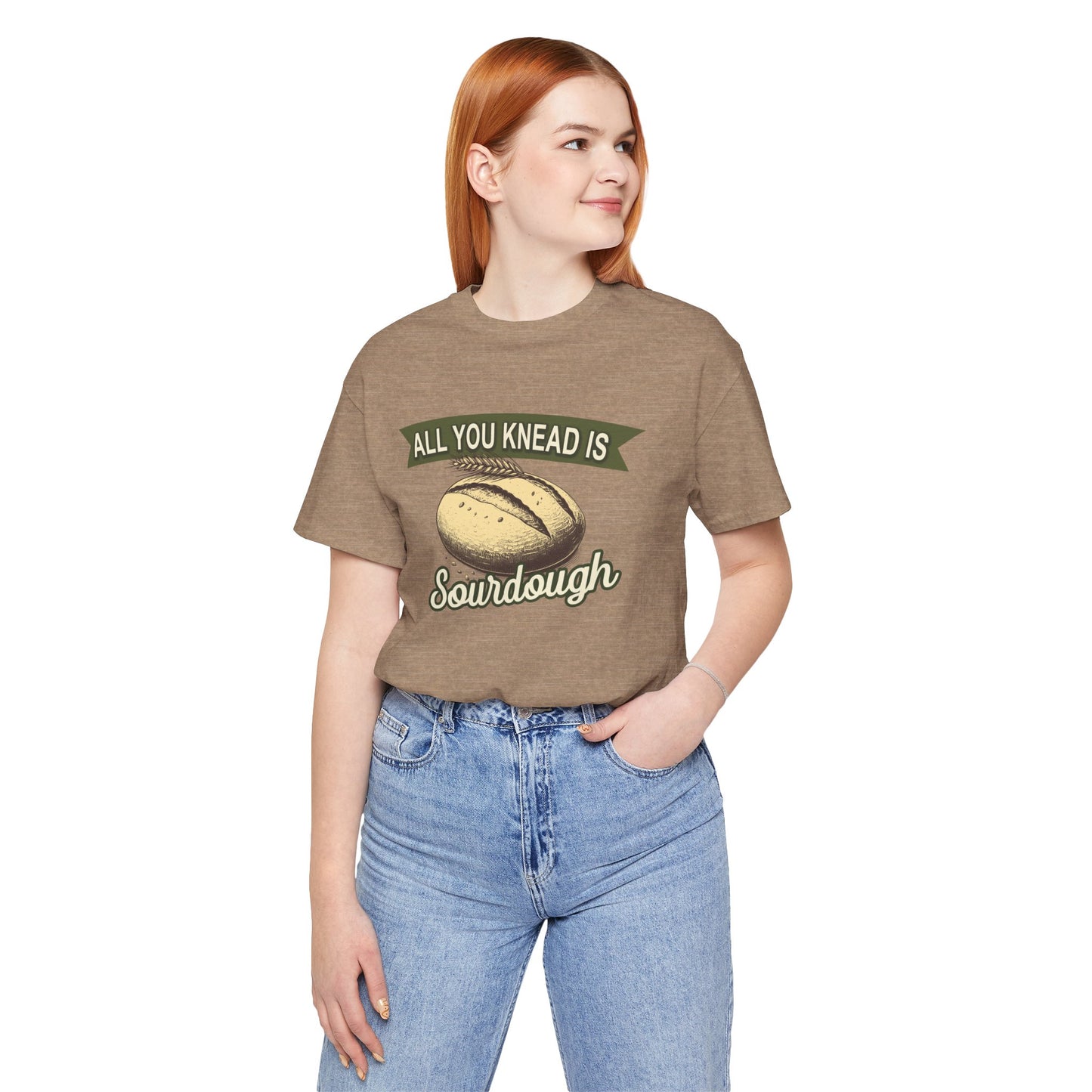 All You Knead is Sourdough Bakery Shirt - Logo on Back - Amazing Faith Designs
