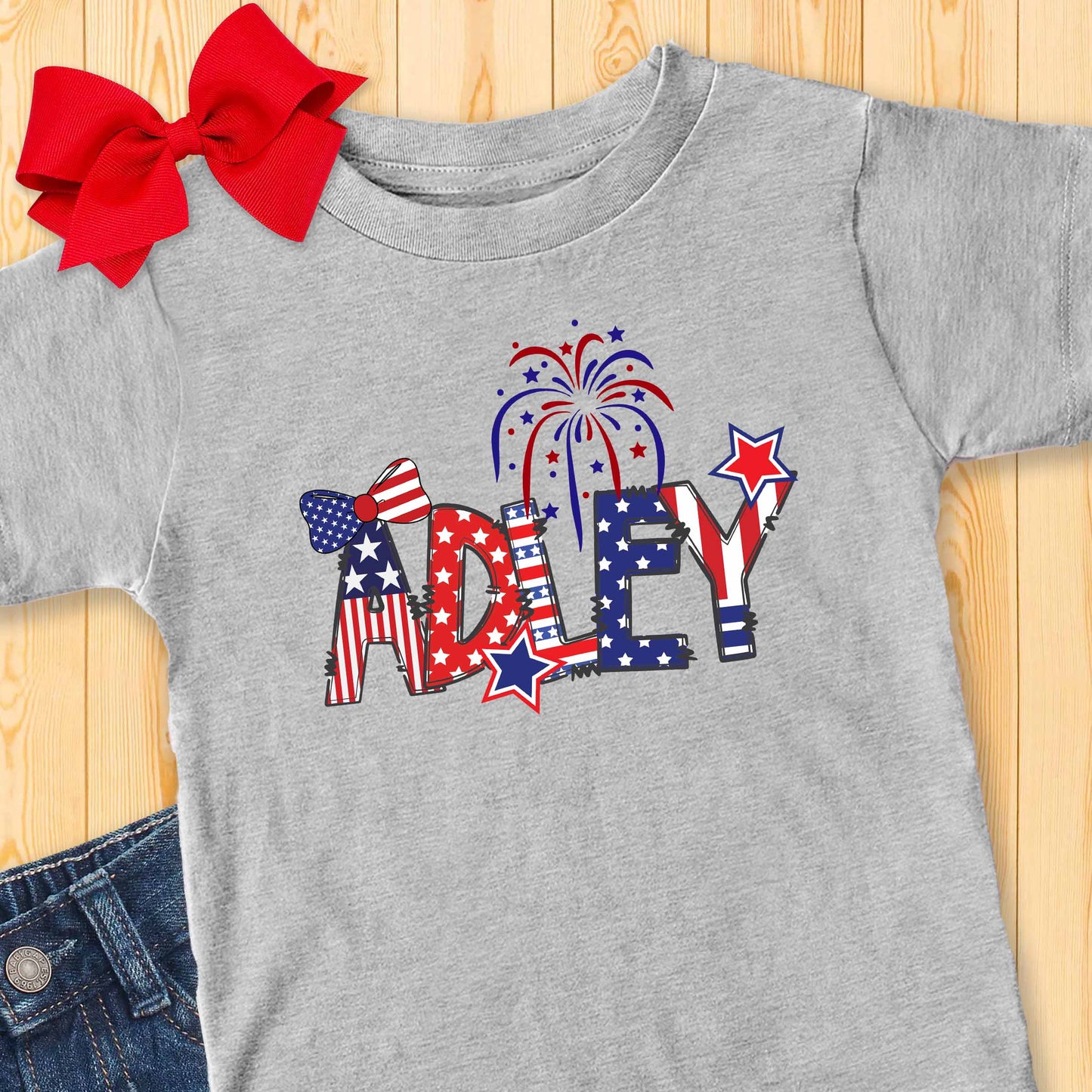 Fourth of July Personalized Toddler Shirt - Amazing Faith Designs