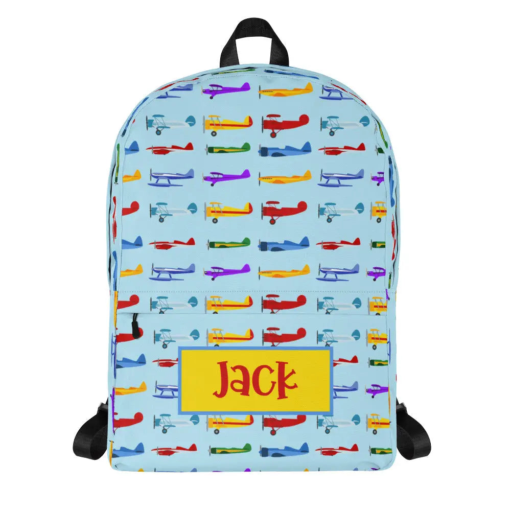 Airplanes Personalized Backpack Amazing Faith Designs
