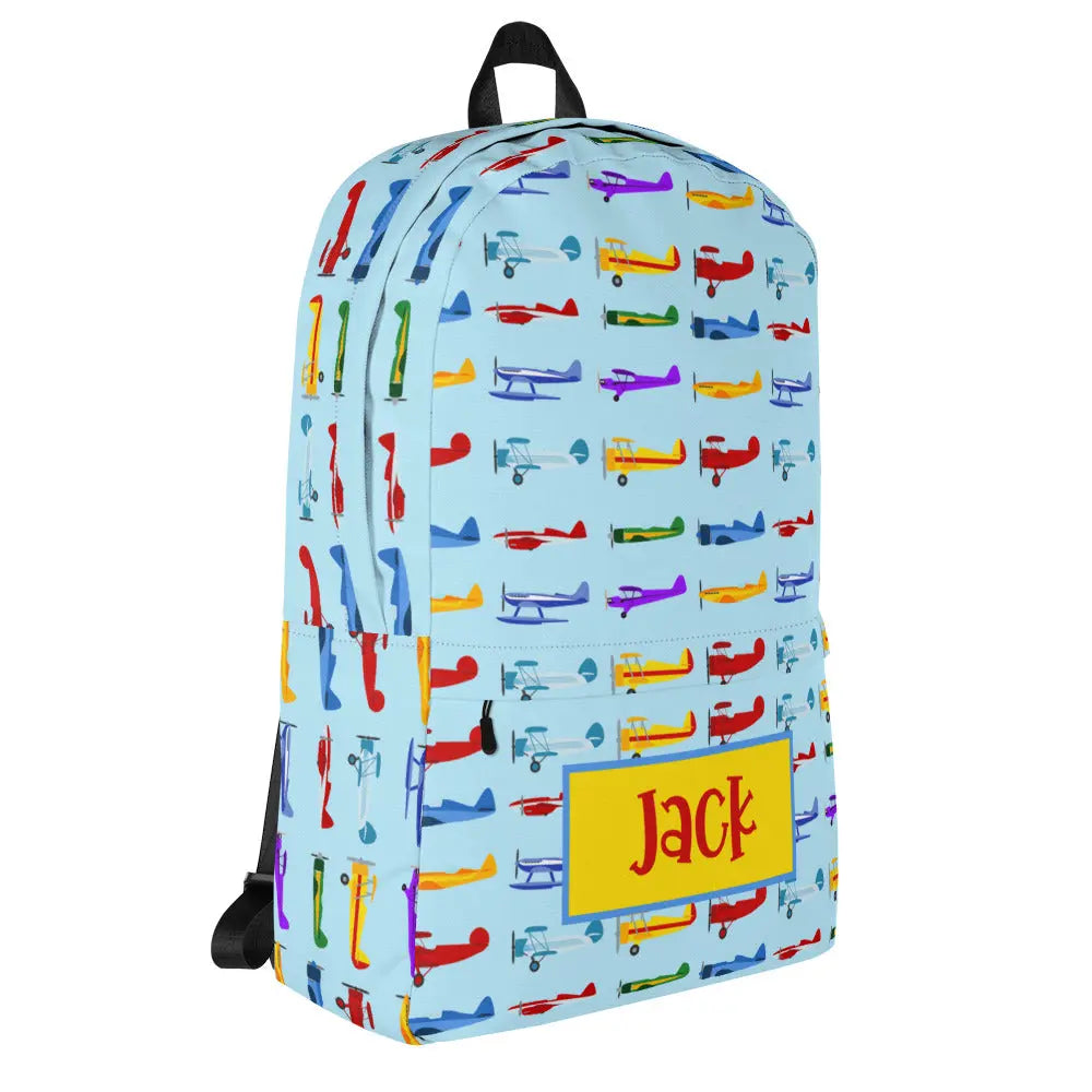 Airplanes Personalized Backpack Amazing Faith Designs