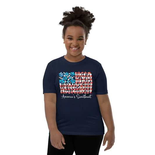American Flag Youth Shirt Amazing Faith Designs