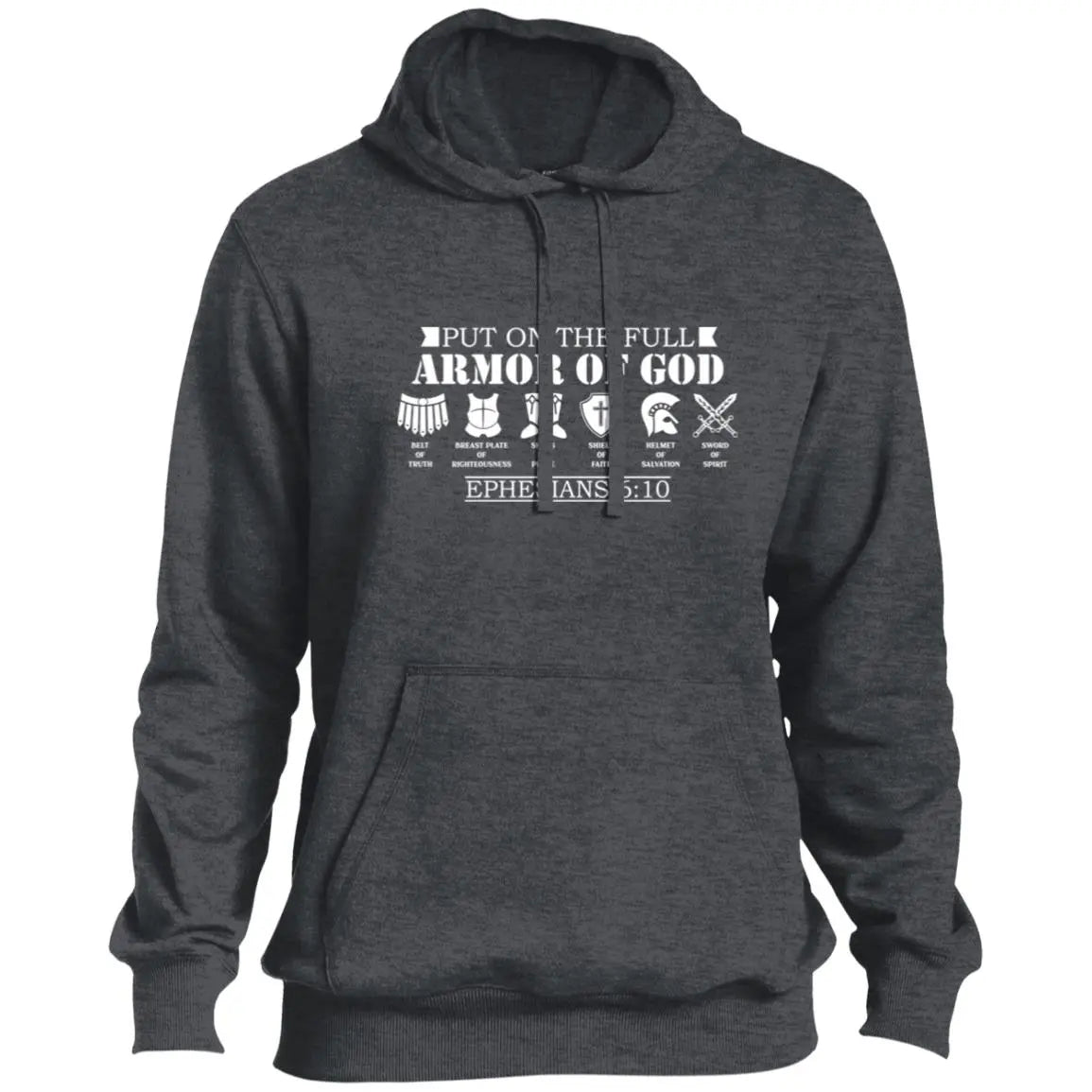 Armor of God-white Armor of God Men's Christian Hoodie CustomCat