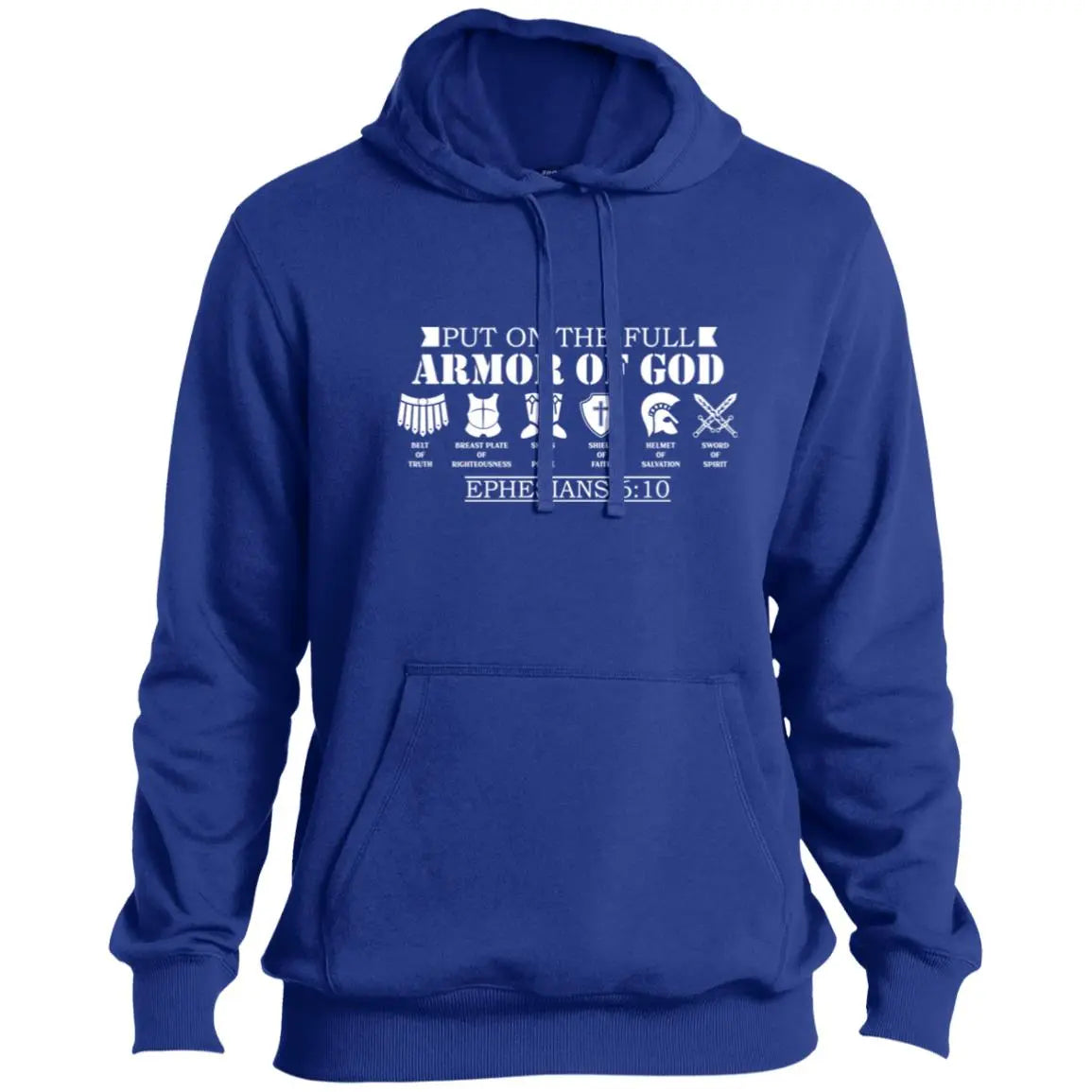 Armor of God-white Armor of God Men's Christian Hoodie CustomCat