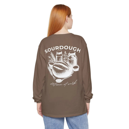 Artisan Sourdough Baker Custom Name Long Sleeve Shirt Printify