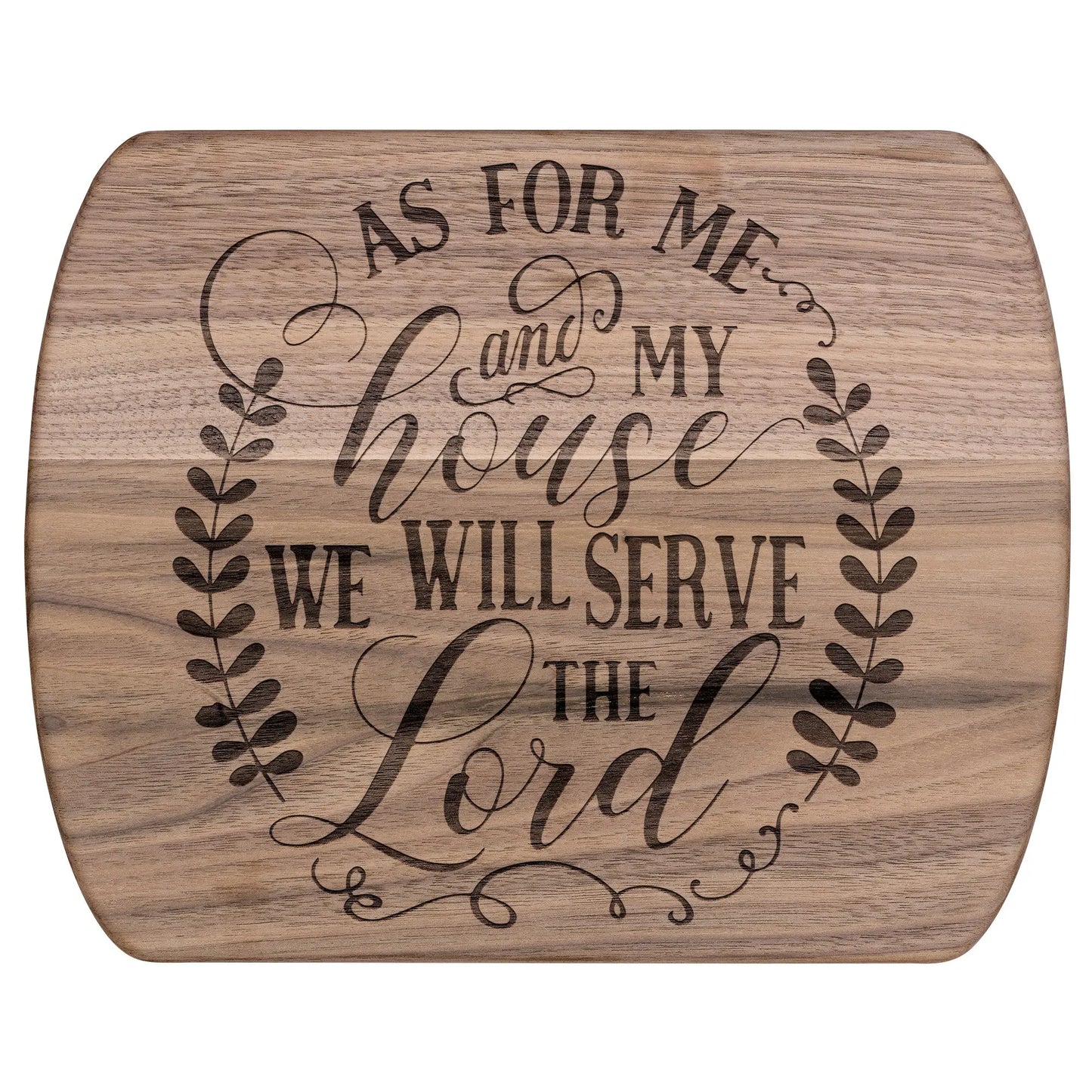 As for Me and My House Cutting Board | Maple or Walnut teelaunch