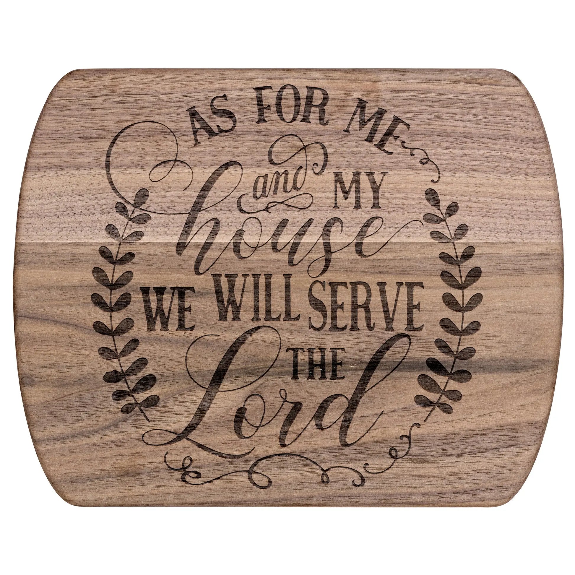 As for Me and My House Cutting Board | Maple or Walnut teelaunch