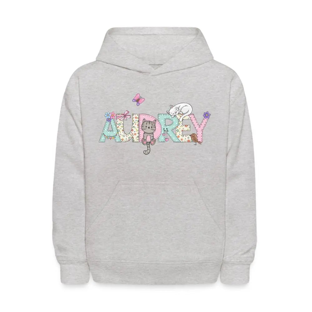 Audrey Kids' Cats Hoodie SPOD