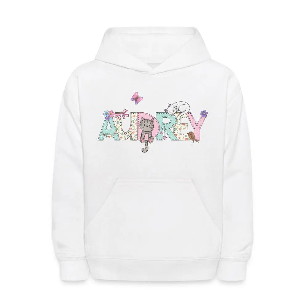 Audrey Kids' Cats Hoodie SPOD