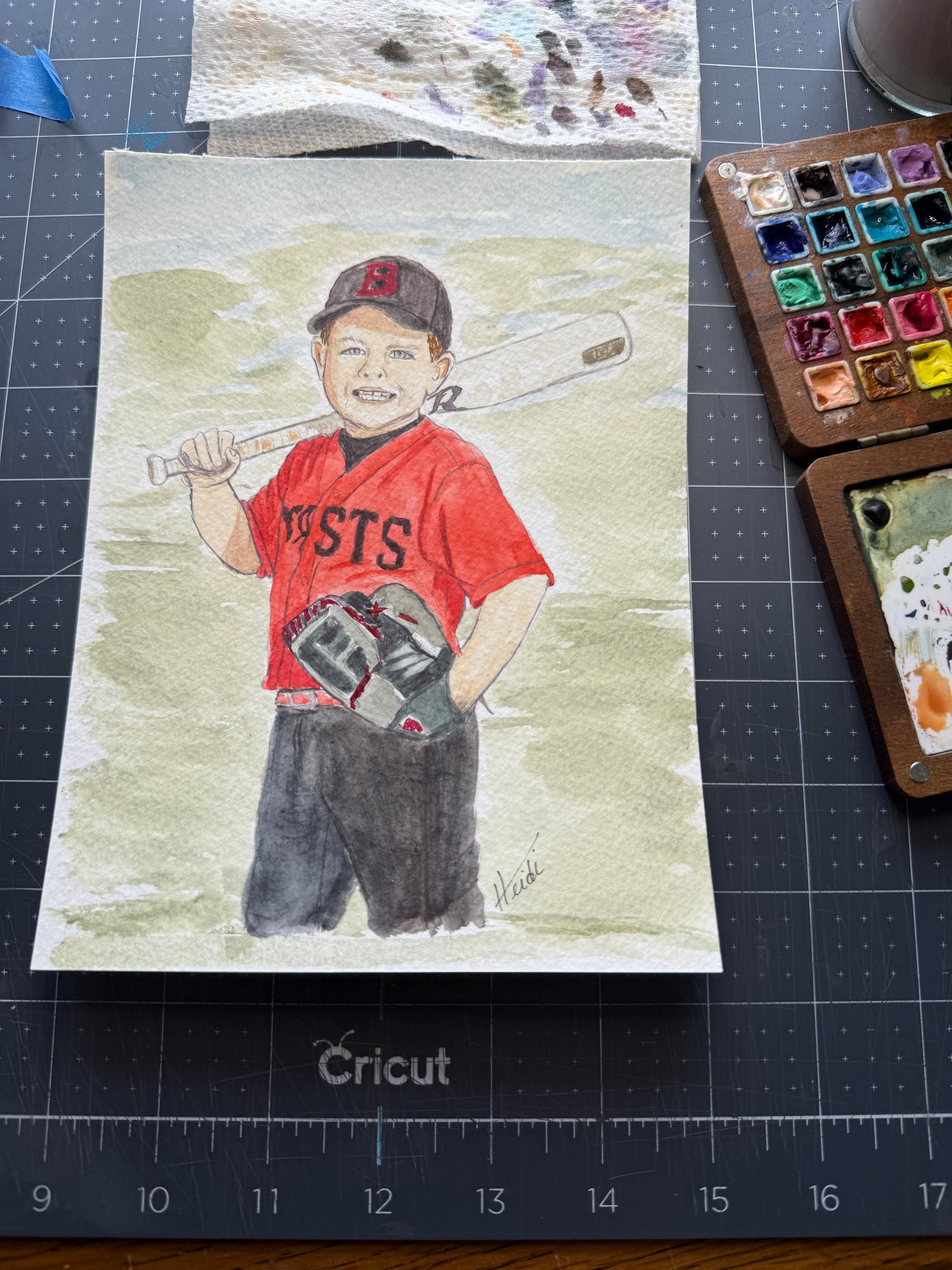 Custom Portrait Watercolor Painting from Photo - Amazing Faith Designs