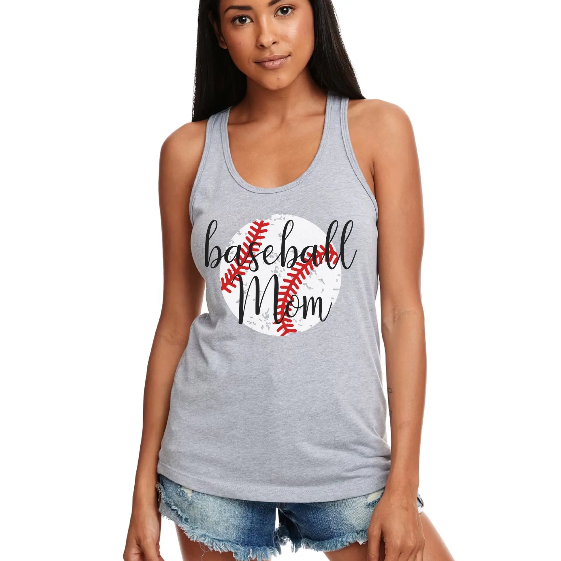 Baseball Mom Women's Ideal Racerback Tank Printify