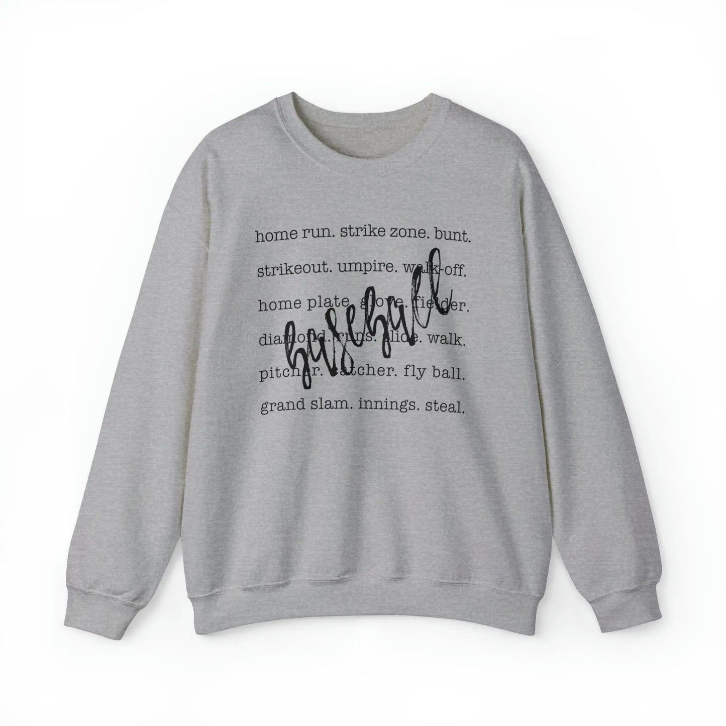 Baseball Sports Sweatshirt - Amazing Faith Designs