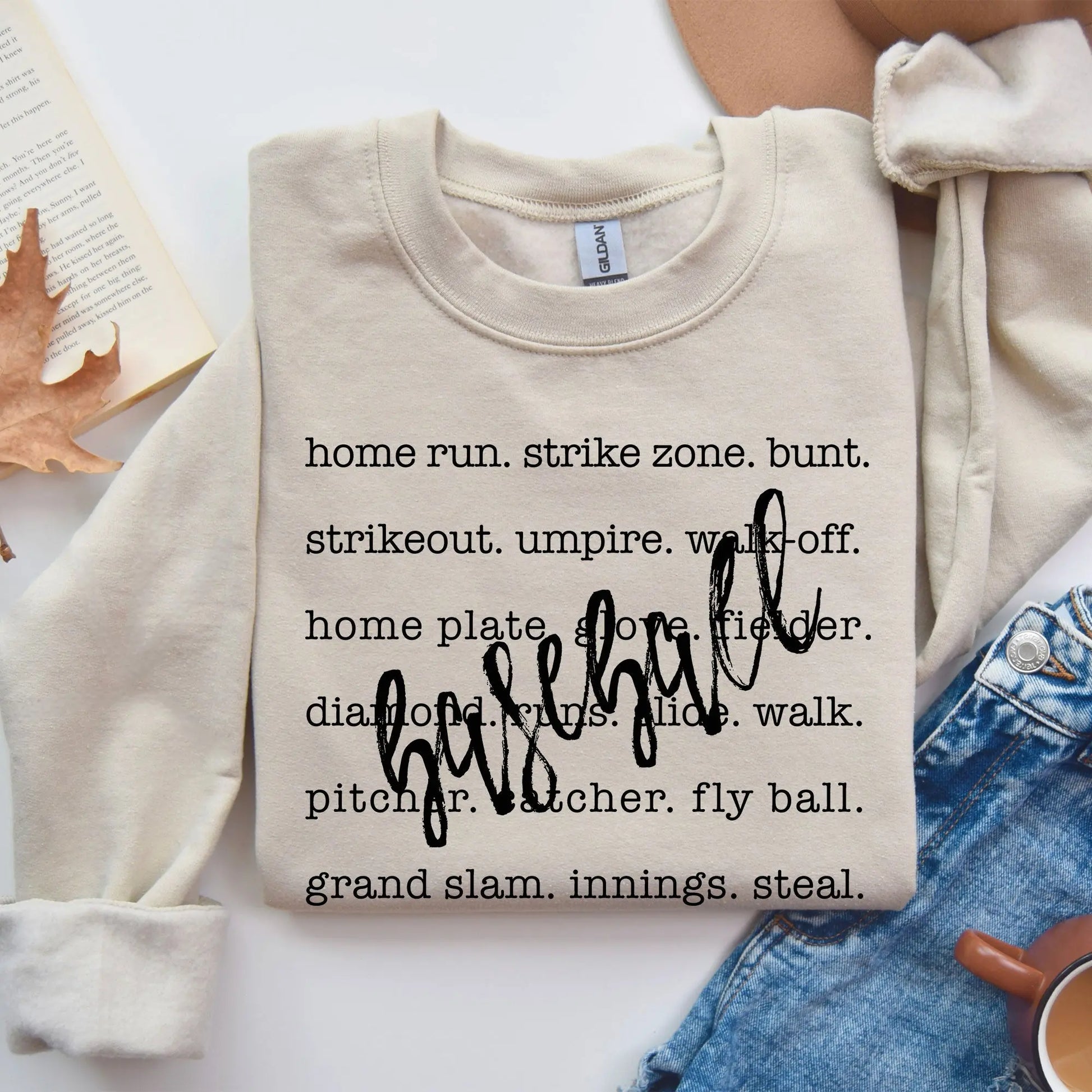 Baseball Sports Sweatshirt - Amazing Faith Designs