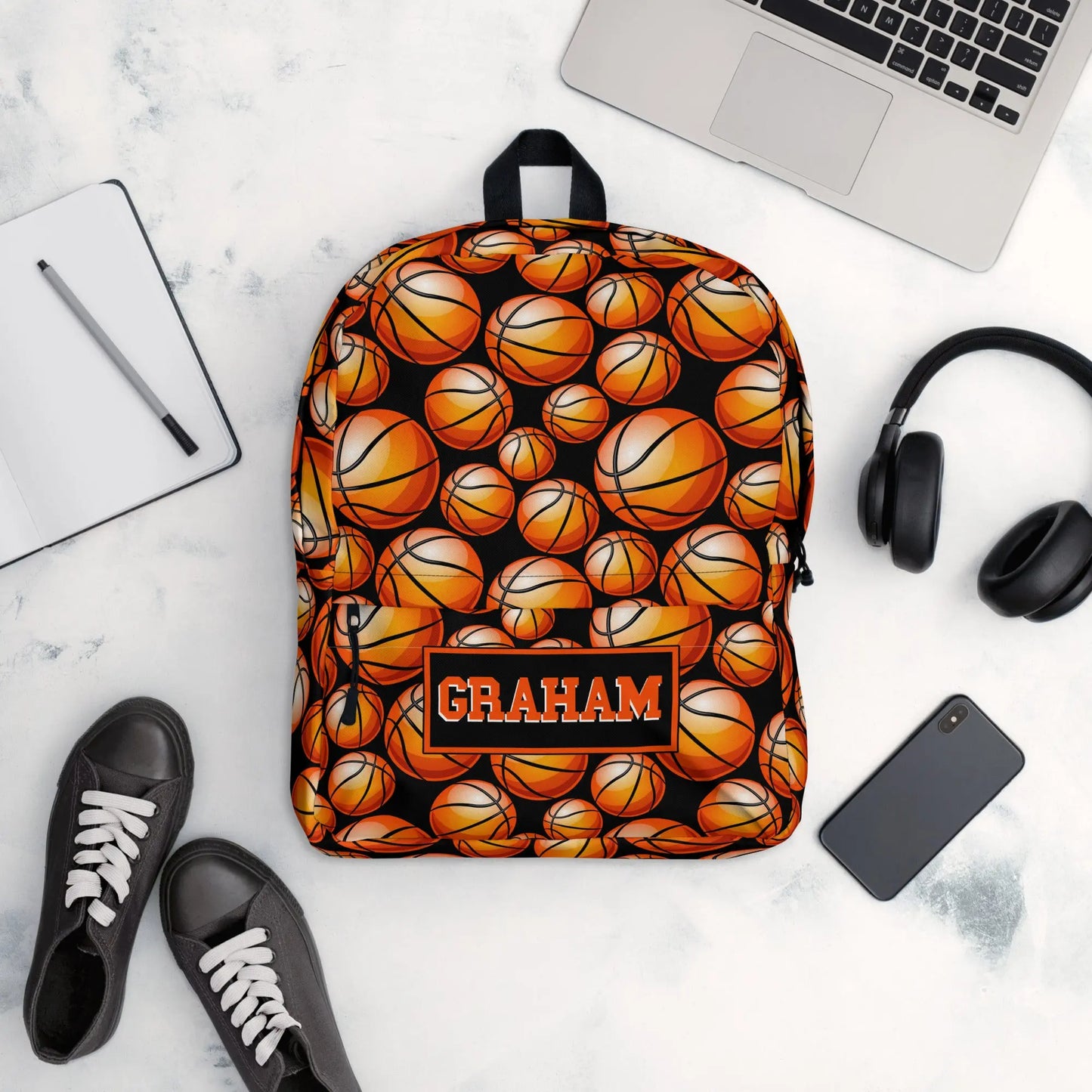 Basketball Personalized Backpack Amazing Faith Designs