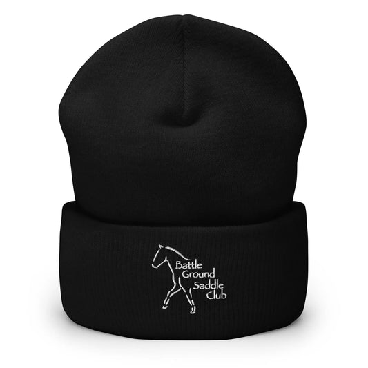 Battle Ground Saddle Club Cuffed Beanie Amazing Faith Designs
