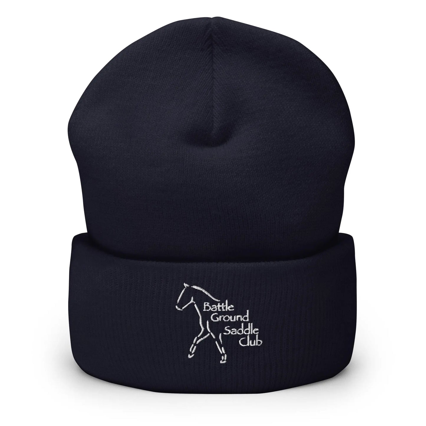 Battle Ground Saddle Club Cuffed Beanie Amazing Faith Designs