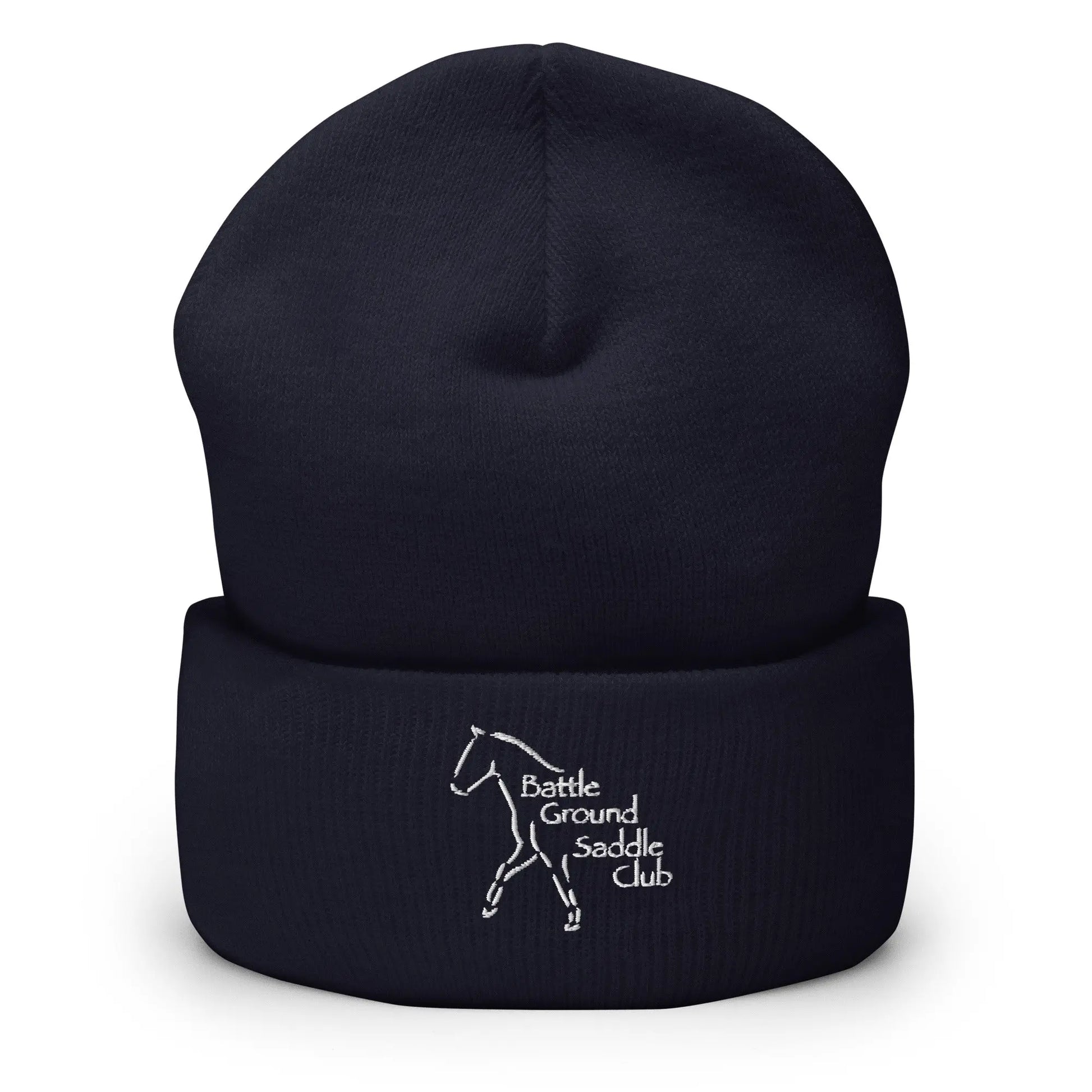 Battle Ground Saddle Club Cuffed Beanie Amazing Faith Designs