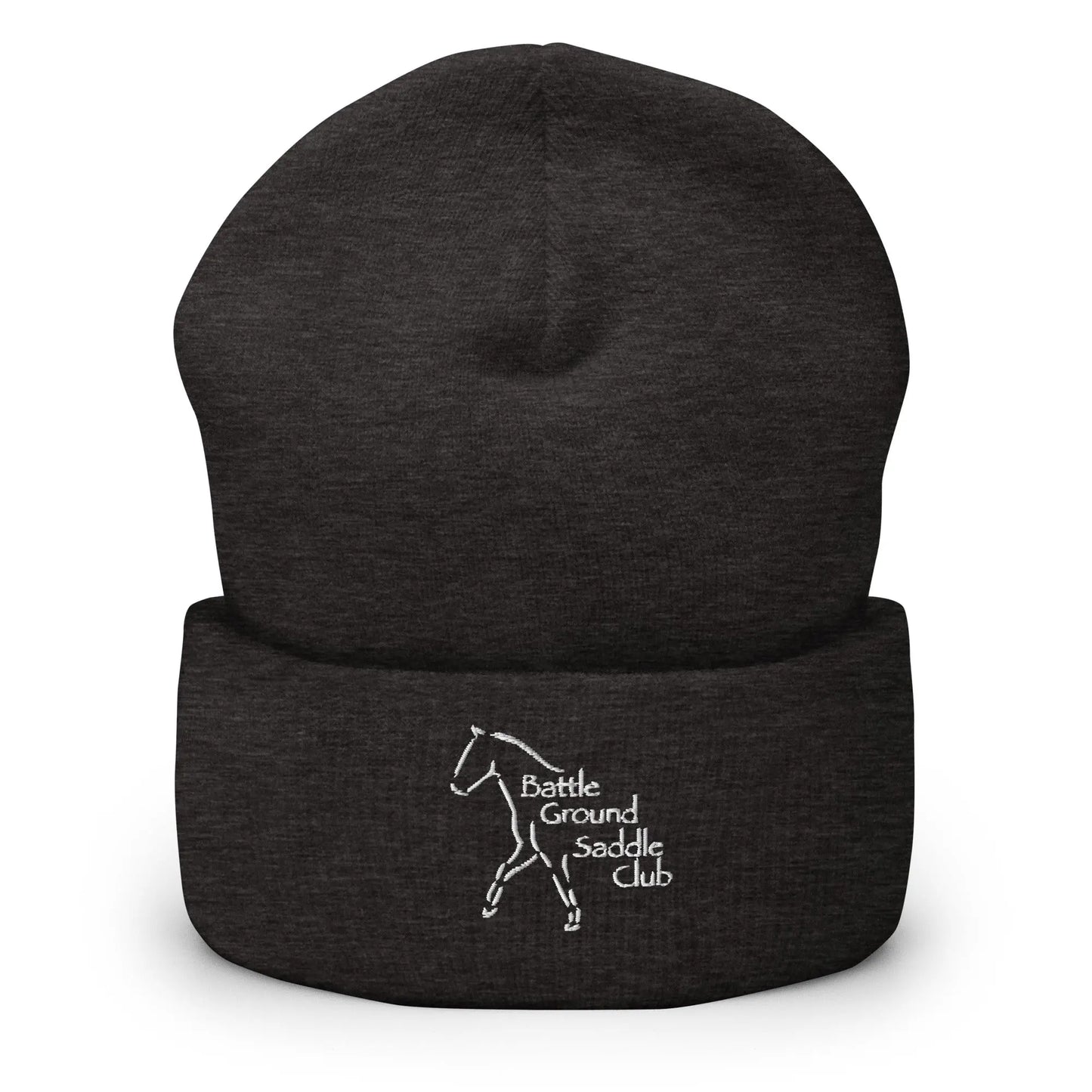 Battle Ground Saddle Club Cuffed Beanie Amazing Faith Designs