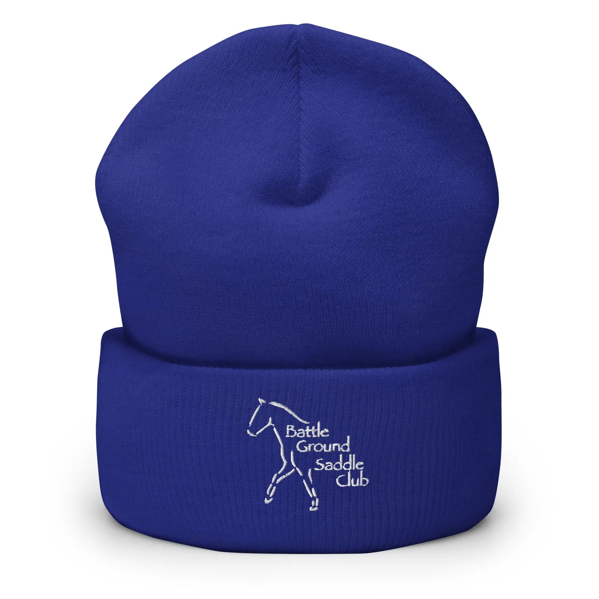 Battle Ground Saddle Club Cuffed Beanie Amazing Faith Designs