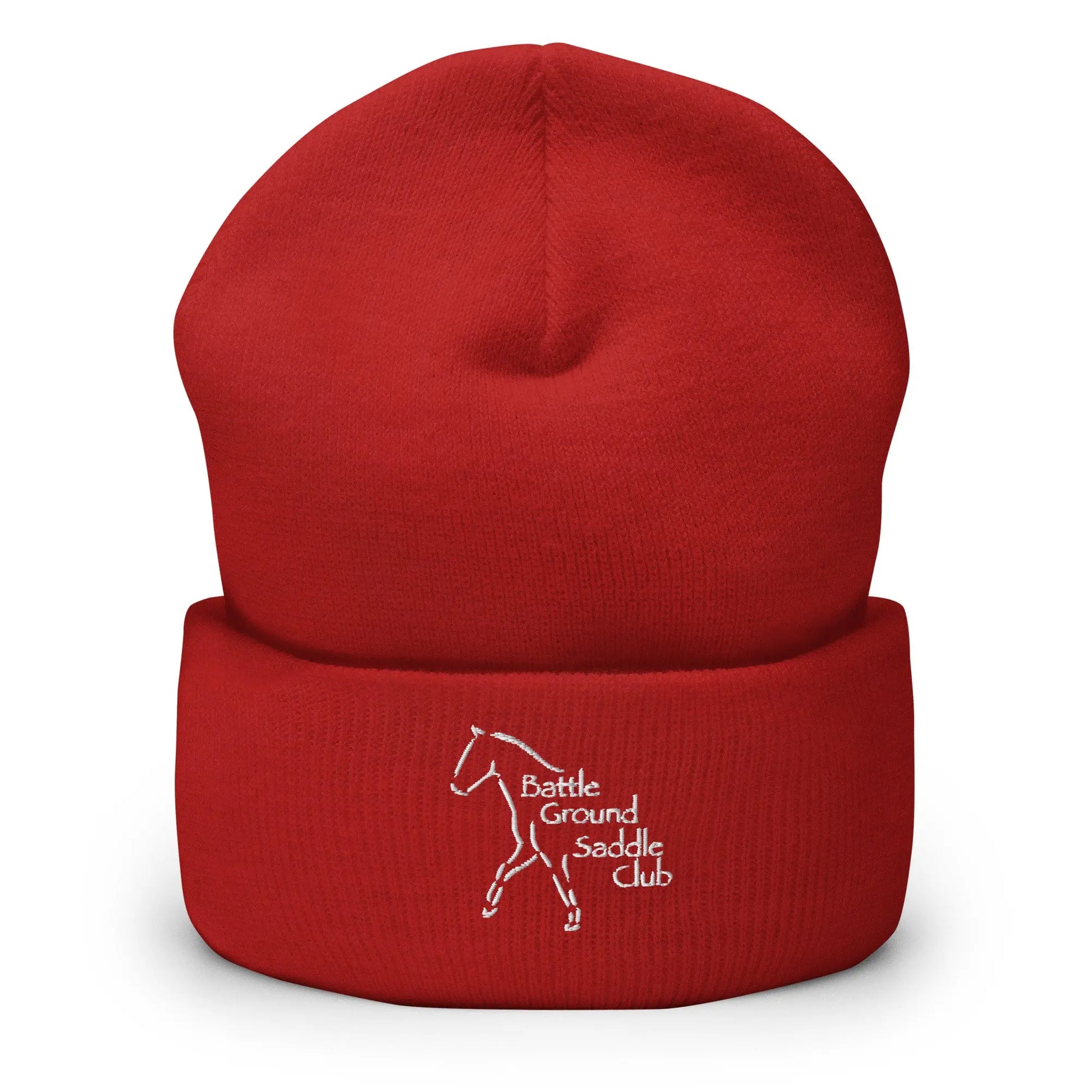 Battle Ground Saddle Club Cuffed Beanie Amazing Faith Designs