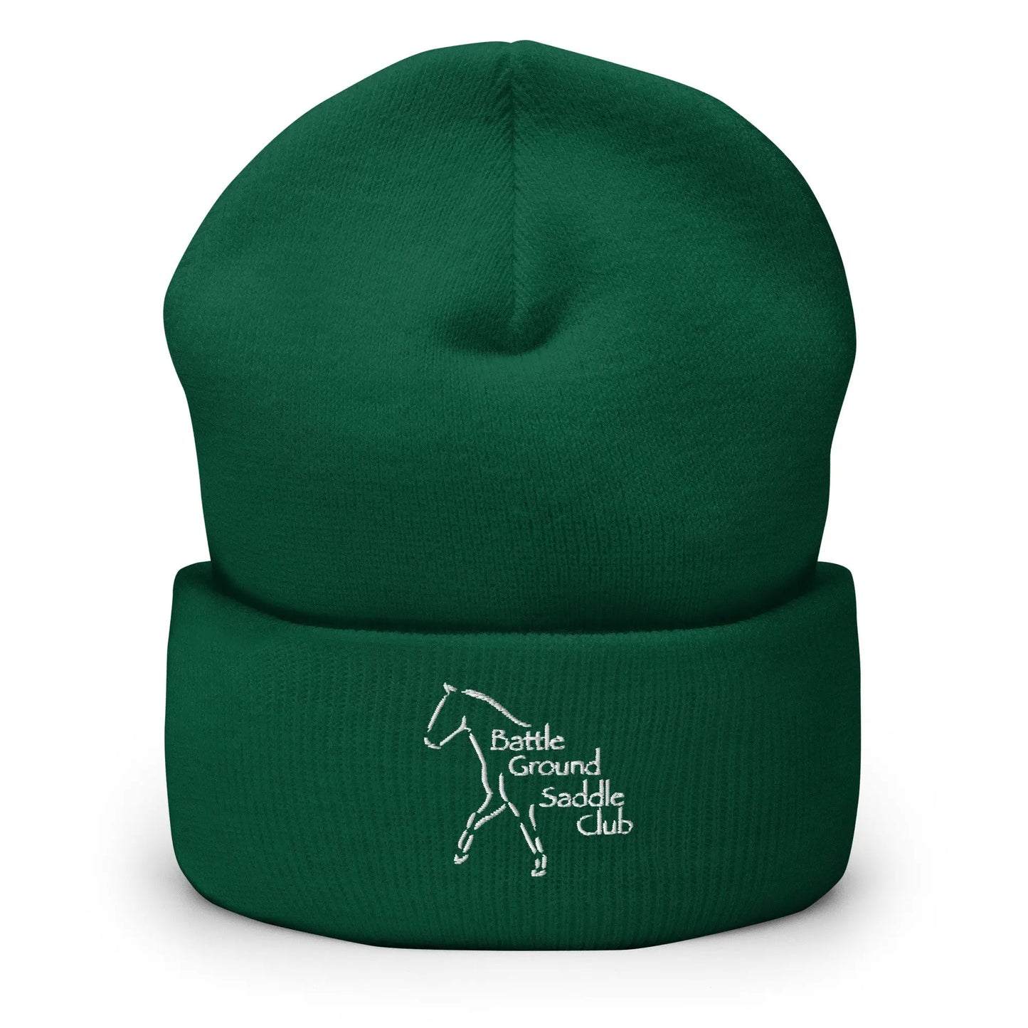 Battle Ground Saddle Club Cuffed Beanie Amazing Faith Designs