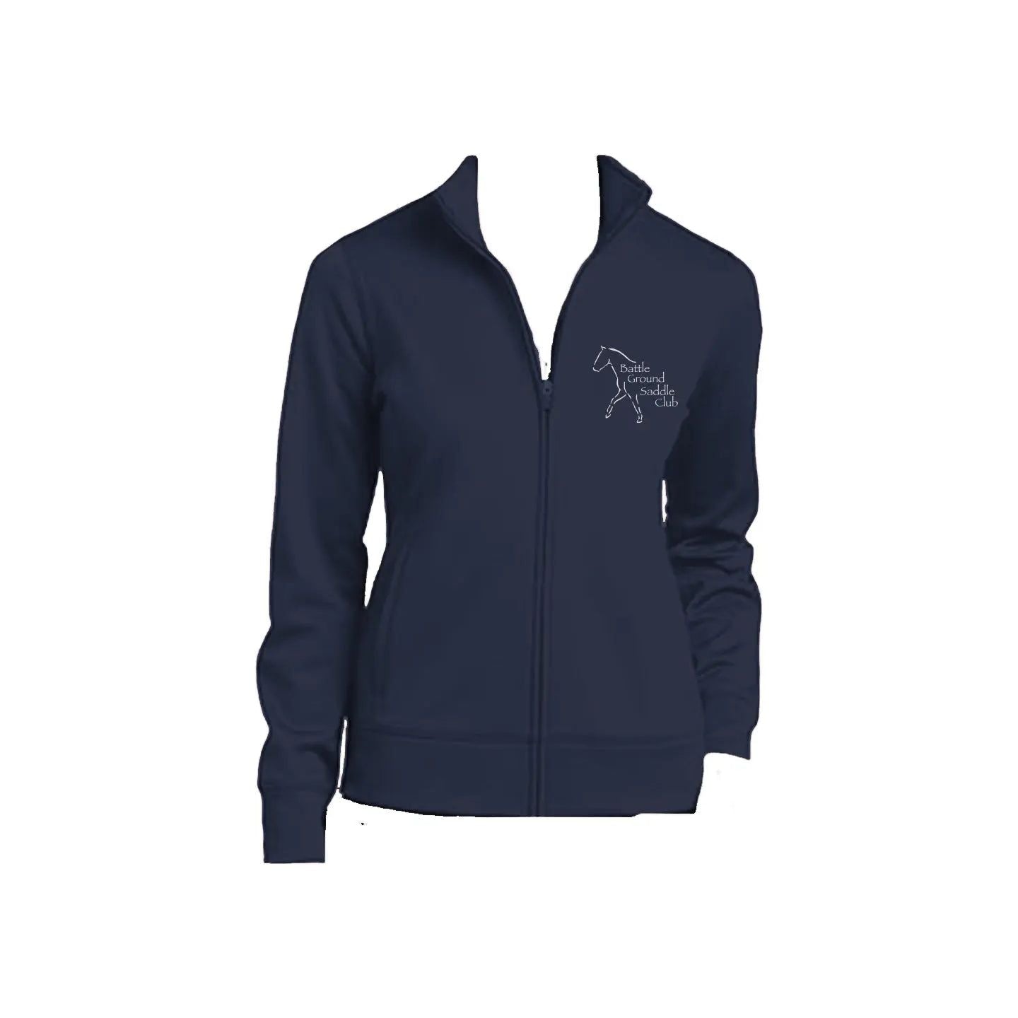 Battle Ground Saddle Club Sport-Tek Ladies Fleece Zipper Apliiq