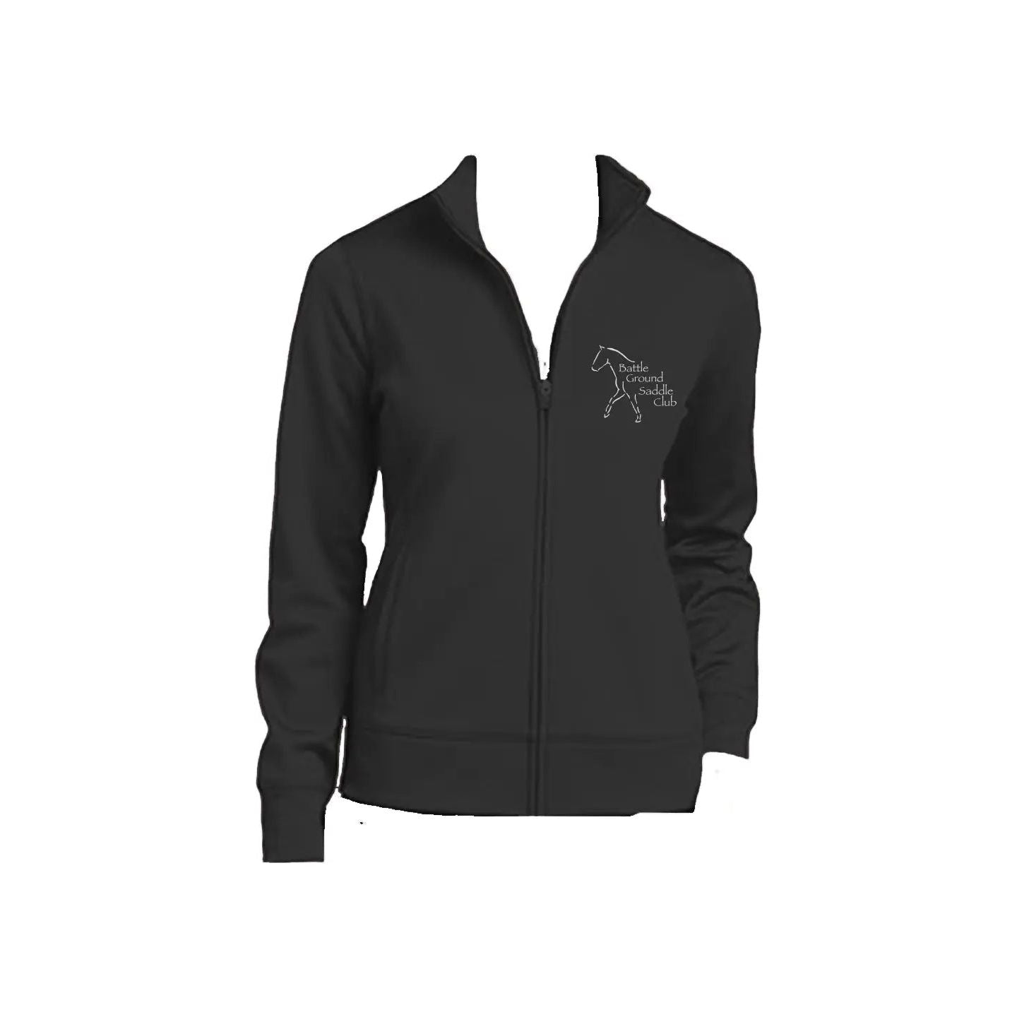 Battle Ground Saddle Club Sport-Tek Ladies Fleece Zipper Apliiq