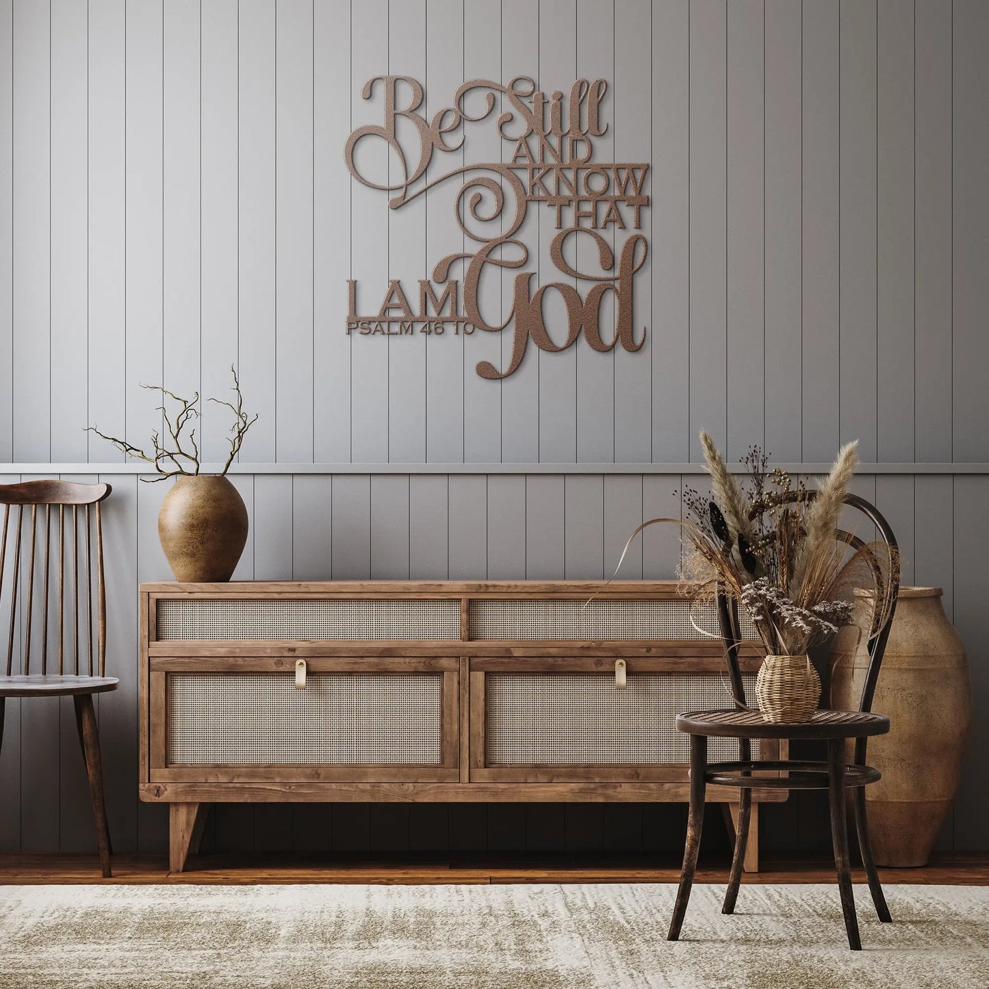 Be Still Christian Metal Sign teelaunch