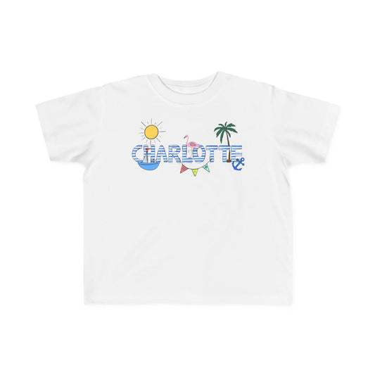 Beach Personalized Name Toddler T-shirt Printify