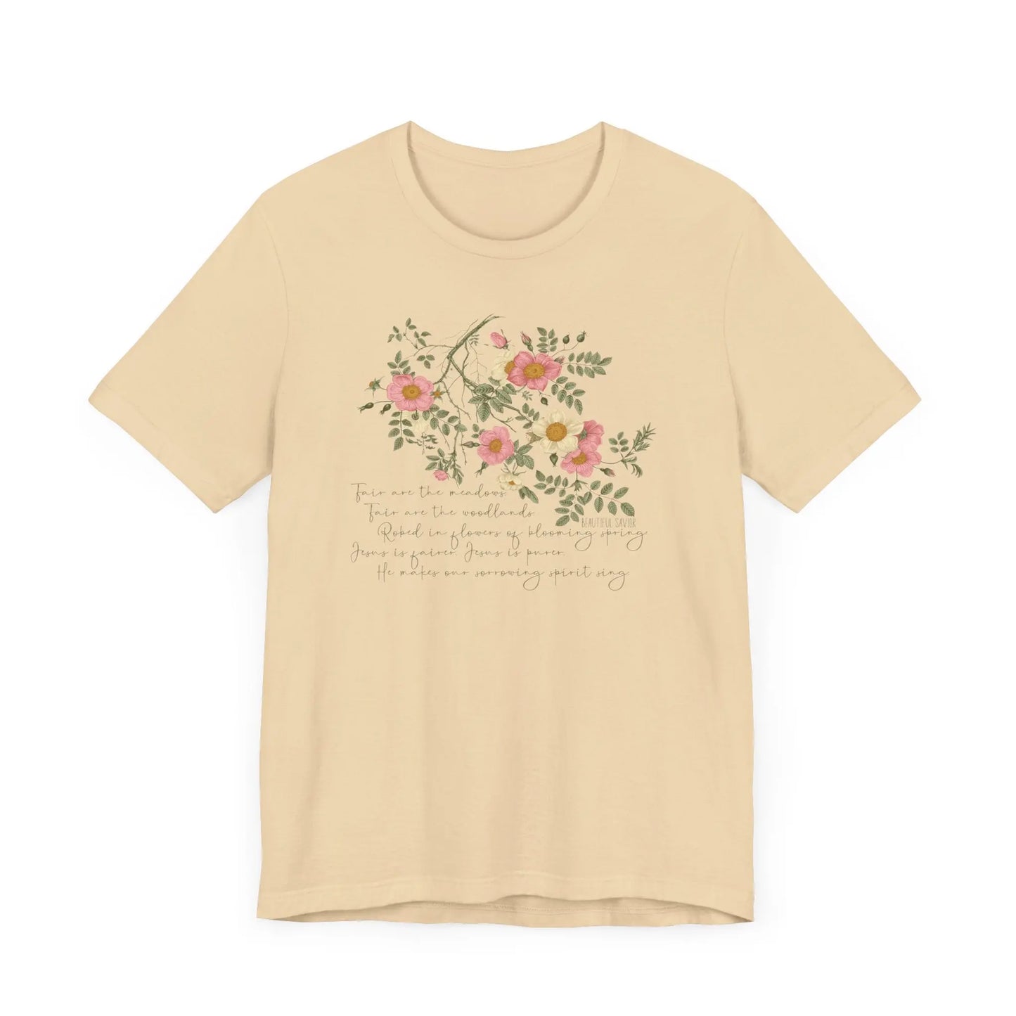 Beautiful Savior Roses Christian Shirt Printify
