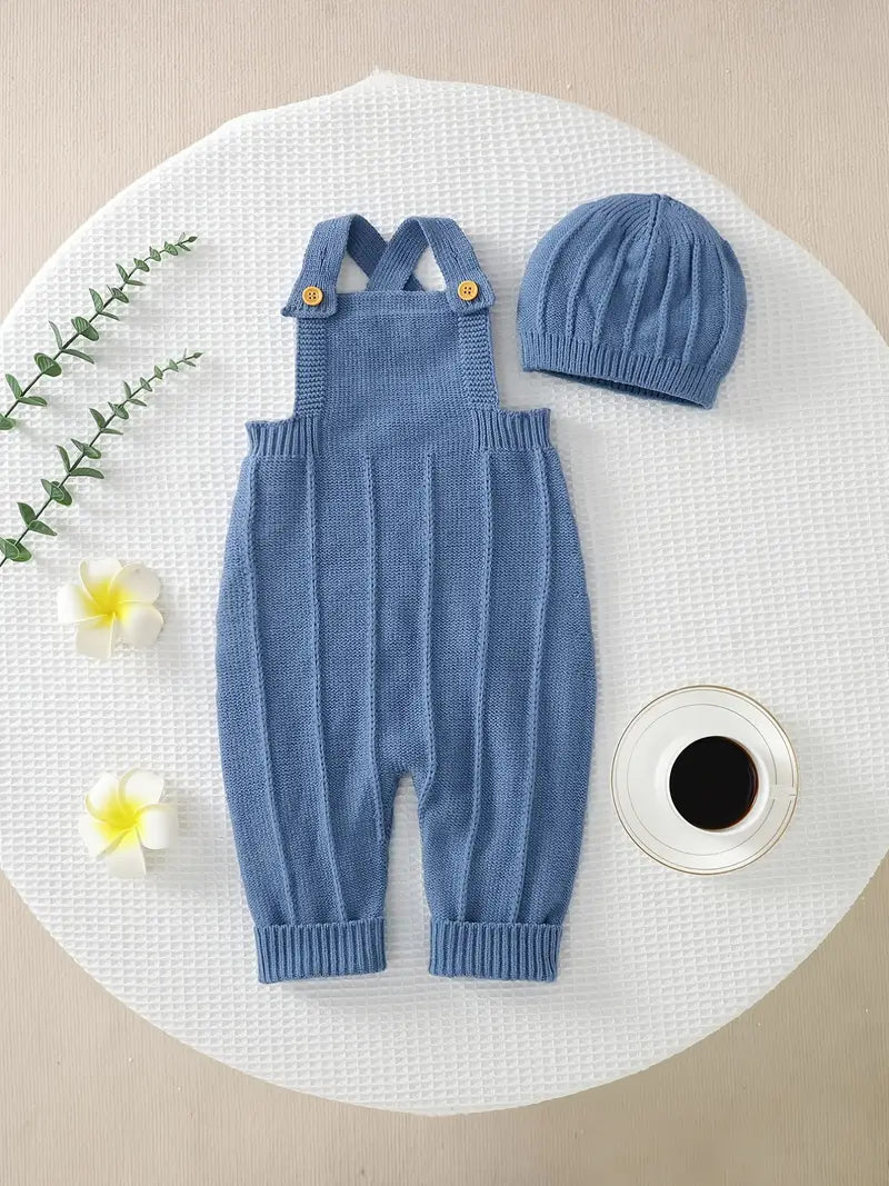 Hand Embroidered Initial Knit Romper - Amazing Faith Designs