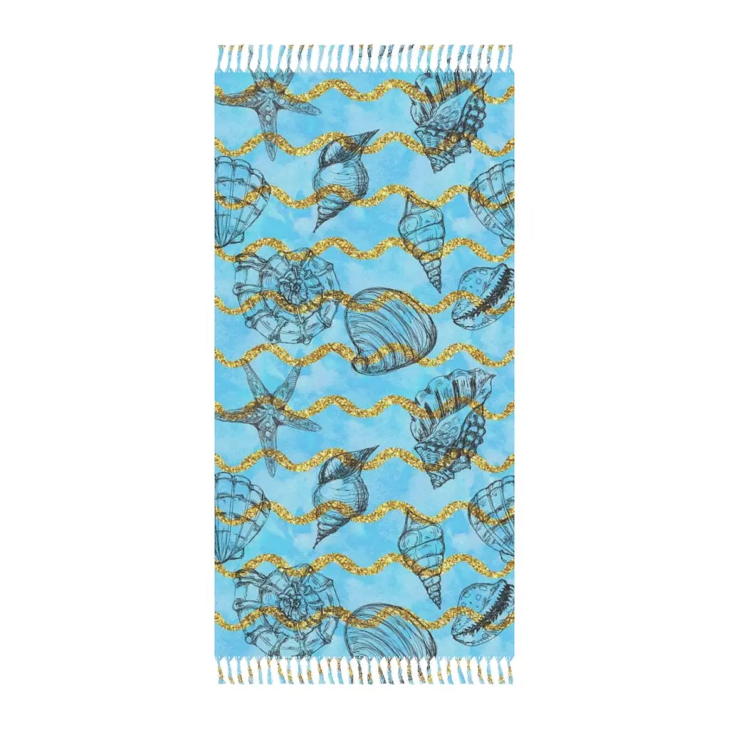 Boho Beach Cloth, Pool Chair Cloth, Beach Cloth with Tassels, Bohemian Beach Cloth, Summer Beach Cloth Printify