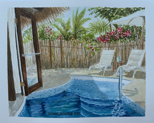 Custom Watercolor Painting - Landscape, Nature, Scripture