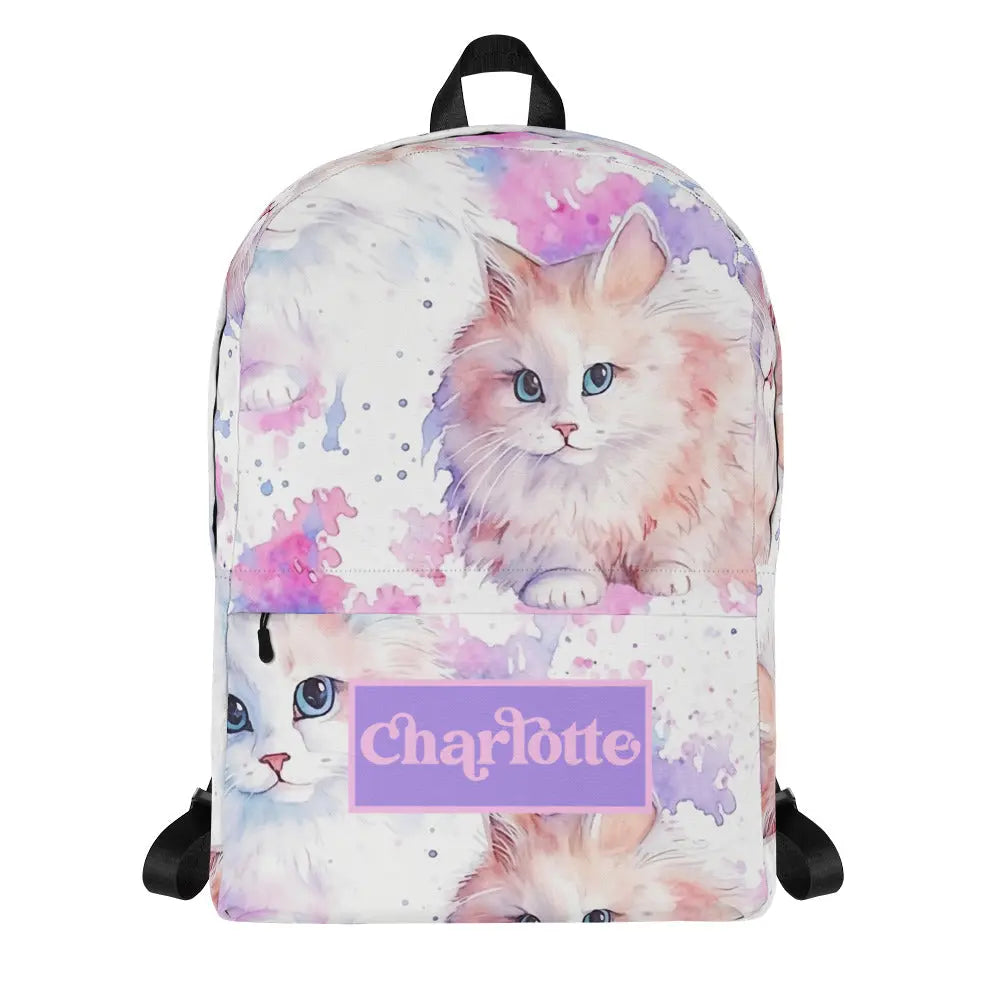 Cats Personalized Backpack Amazing Faith Designs