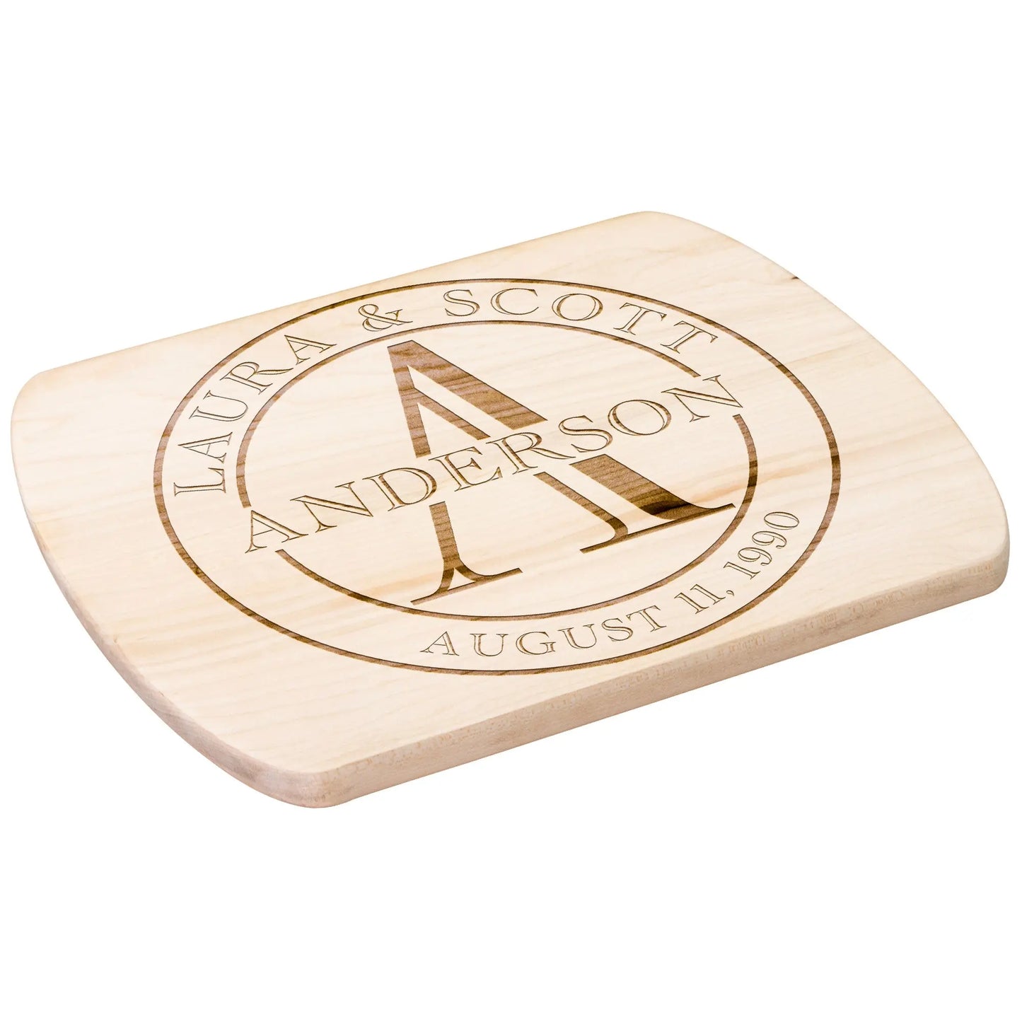 Charcuterie Board Personalized Serving Board with Handle Monogrammed Personalized Cheese Board Engagement Gift Bridal Shower Gift teelaunch