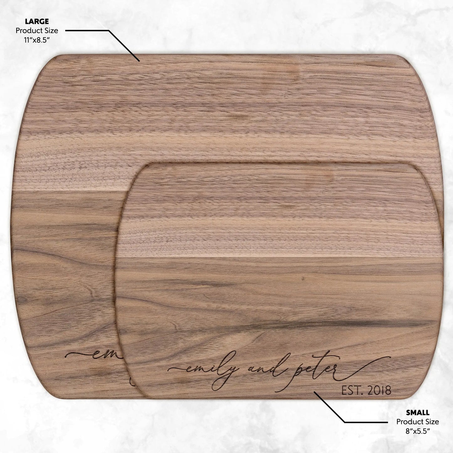 Charcuterie Personalized Wood Cutting Board, Custom Cutting Board, Gift for Her, Wedding Gift - Amazing Faith Designs
