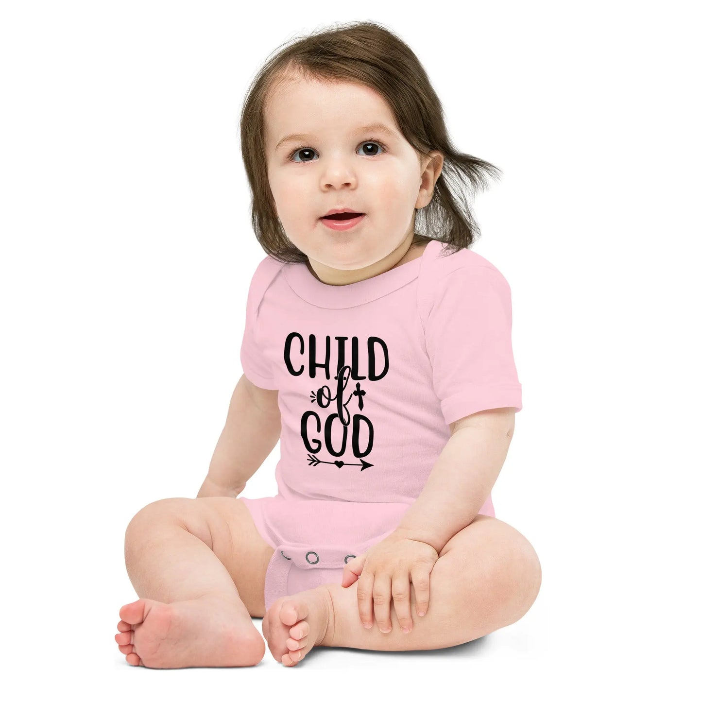 Child of God Baby short sleeve Onesie - Amazing Faith Designs