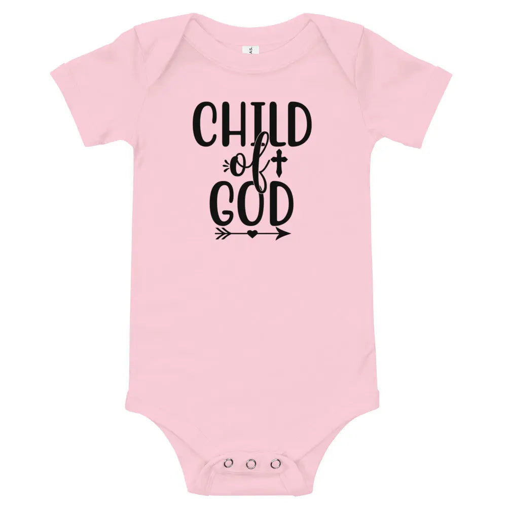 Child of God Baby short sleeve Onesie - Amazing Faith Designs