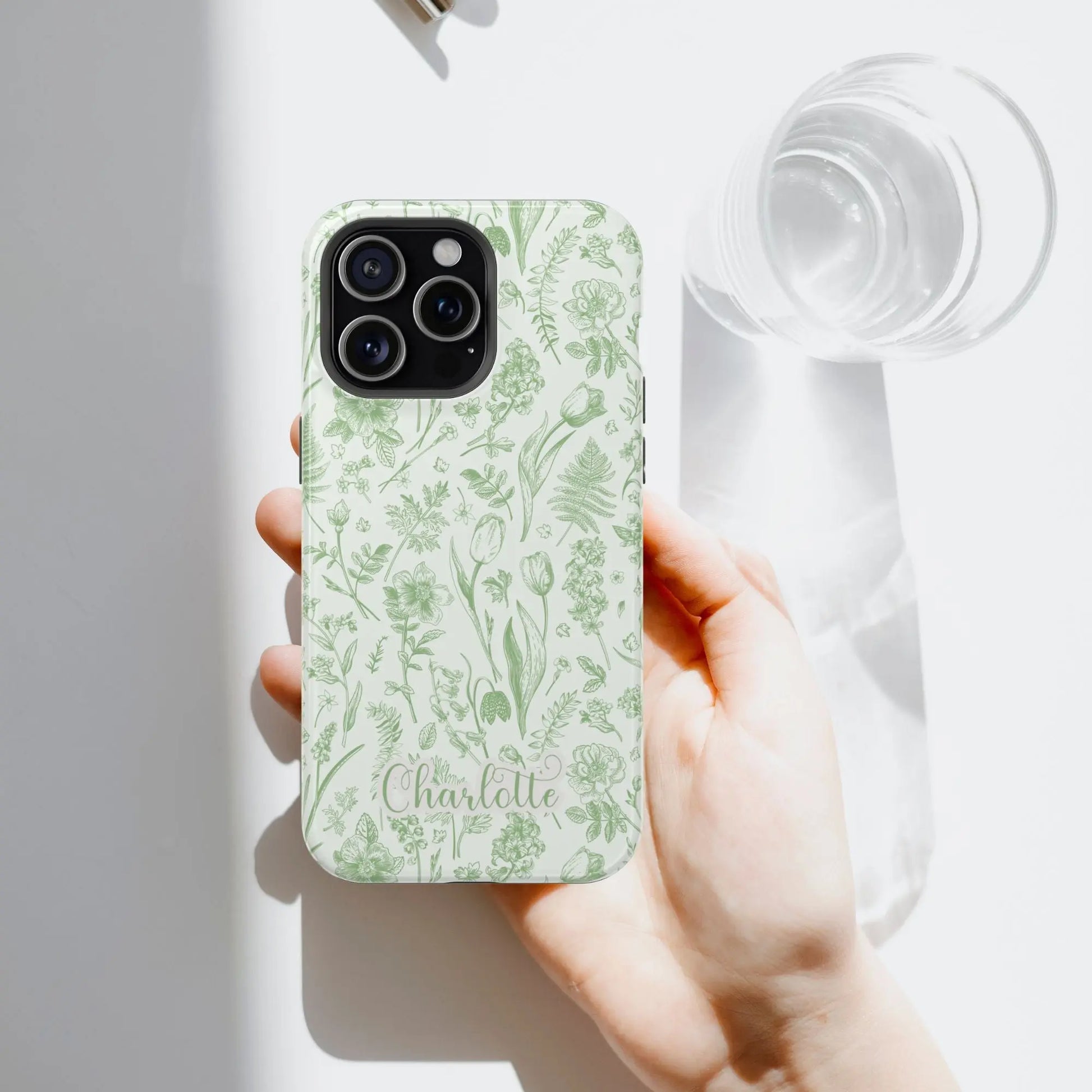 Christian Affirmations Floral Phone Case | MagSafe Tough Cases Printify