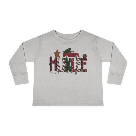 Christmas Personalized Name Toddler Long Sleeve T-shirt 2T 3T 4T 5T | Christmas Child's Shirt, Holiday Name Shirt, Custom Name Tshirt Printify