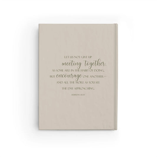 Church Notes Journal - Personalized - Wild Roses Printify